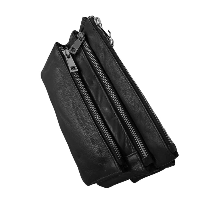 BEMÆRK: Kollektionsprøve. Style Princess. Super cool bumbag / bæltetaske i læder med masser af rum Octopus Denmark