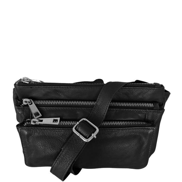 BEMÆRK: Kollektionsprøve. Style Princess. Super cool bumbag / bæltetaske i læder med masser af rum (Copy) Octopus Denmark