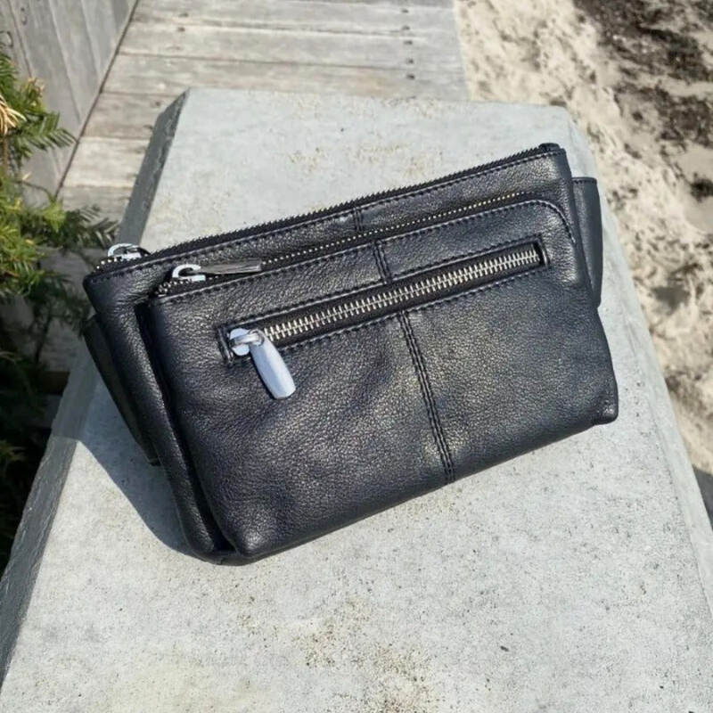 Style Gabi. Super cool bumbag / bæltetaske i læder med masser af rum