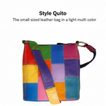 Style Quebec i smukt lys multifarve. Superfed og flot shopper til skulder og crossbody Octopus Denmark
