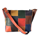 Style Pisa i smukt mørk multifarve. Superfed og flot shopper til skulder og crossbody