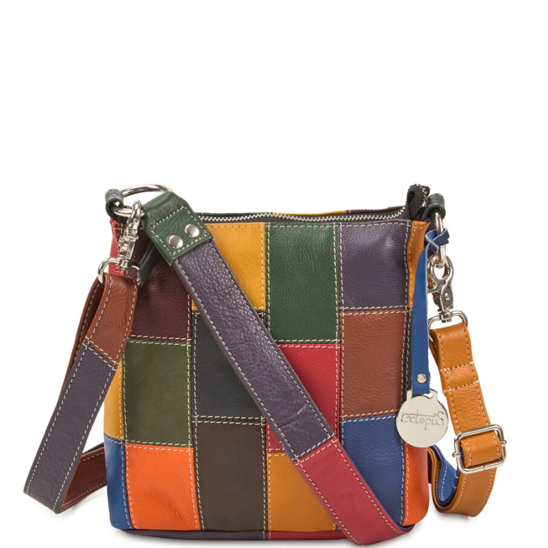  Style Olanda i smuk mørk multifarve. Superfed slingbag til skulder og crossbody