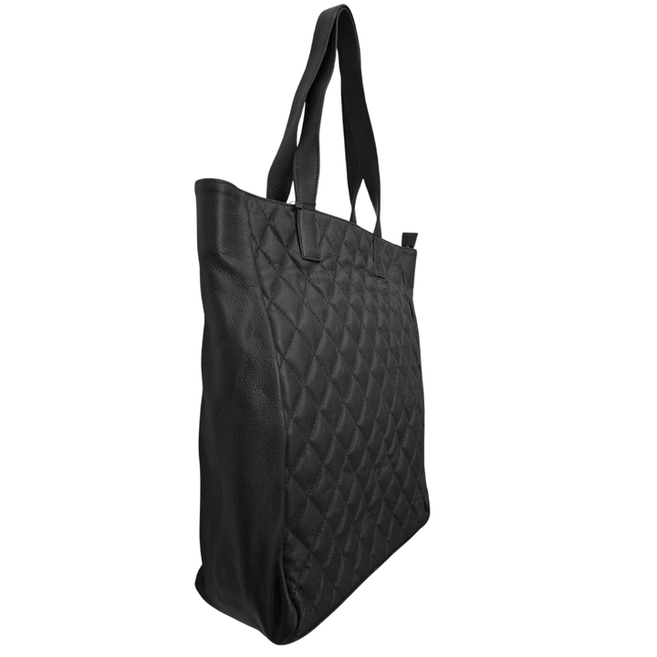 BEMÆRK: Kollektionsprøve. Style Oase. Stor shopper, hånd- og skuldertaske i kvalitetslæder