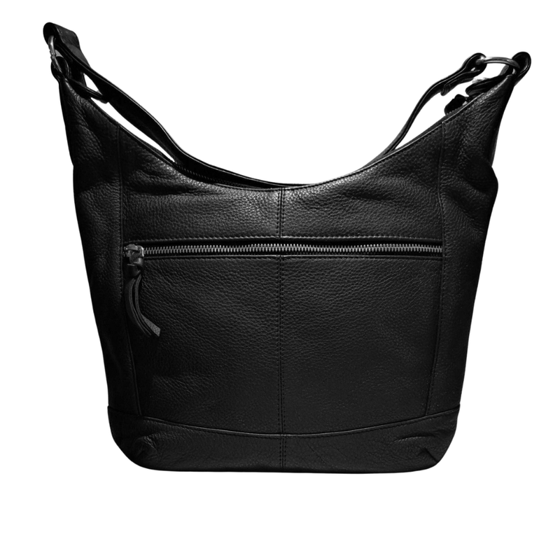BEMÆRK: Kollektionsprøve. Style Palads i sort. Superlækker lædertaske til skulder og crossbody. Kun produceret i et stk. Octopus Denmark