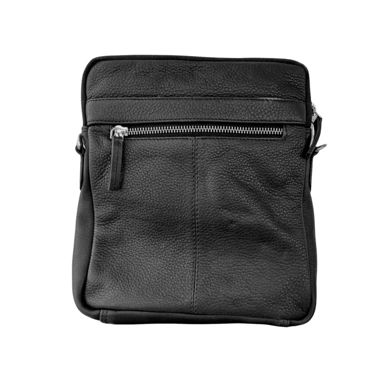 BEMÆRK: Kollektionsprøve. Style Musk i sort læder  Cool slingbag, kun produceret i ét stk. Octopus Denmark