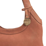 BEMÆRK: Fotoprøve. Style Laos i cognac. Ultrasmuk lædertaske, elegant kombineret skulder-, hånd- og crossbodytaske - Octopus Denmark