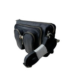 BEMÆRK: Kollektionsprøve. Style Nevile i sort læder m. lynlåse i sølv. Suveræn clutch, skulder,- og crossbodytaske Octopus Denmark