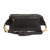Style Nile i sort læder m. guld lynlås. Suveræn skulder,- crossbody & bumbag taske m. lynlåse i guld - Octopus Denmark