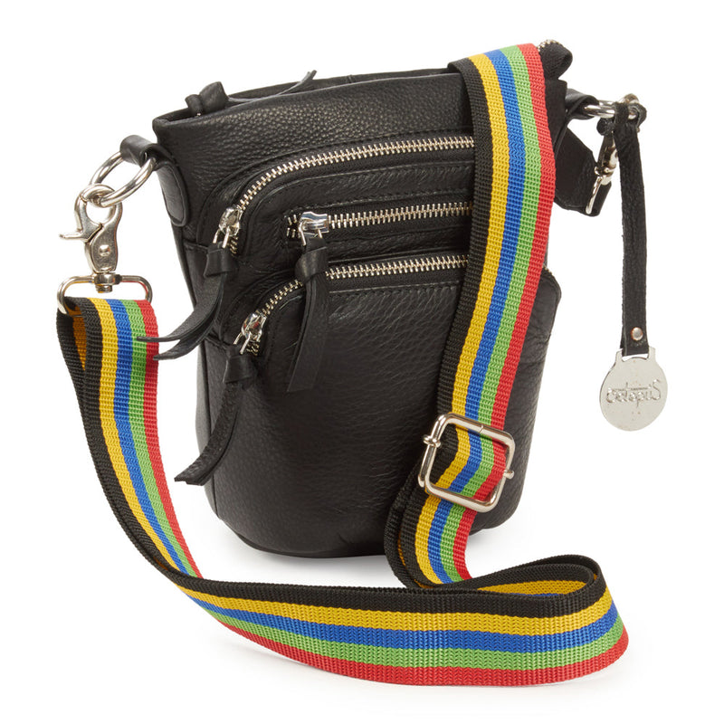 Style Nirvana i sort. Enestående og sublim bumbag, crossbody- og skuldertaske med mange rum og lommer - Octopus Denmark