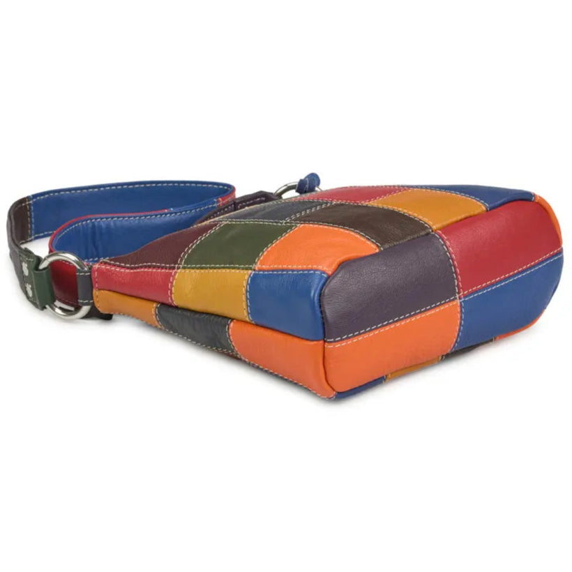  Style Olanda i smuk mørk multifarve. Superfed slingbag til skulder og crossbody