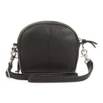 BEMÆRK: Kollektionsprøve. Style Narsaq i smukt sort læder. Fantastisk slingbag i læder til skulder & crossbody
