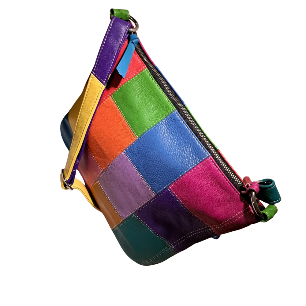 Style Quito i ny smuk multifarve. Superfed mindre slingbag til skulder og crossbody