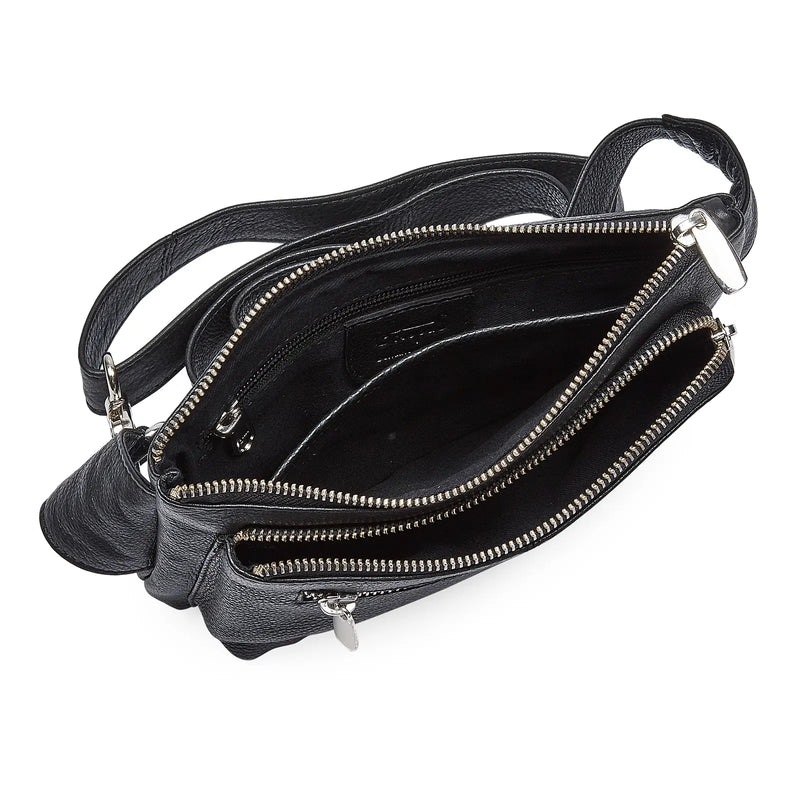Style Gabi. Super cool bumbag / bæltetaske i læder med masser af rum Octopus Denmark