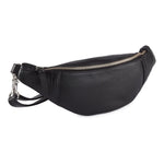 Style Ivory i sort. Mindre bumbag m. lynlås på front og bagside - Octopus Denmark (4354378924102)