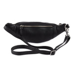 Style Ivory i sort. Mindre bumbag m. lynlås på front og bagside - Octopus Denmark (4354378924102)