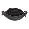 Style Ivory i sort. Mindre bumbag m. lynlås på front og bagside - Octopus Denmark (4354378924102)