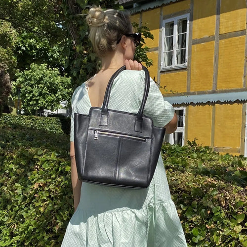 Style Jordan (KUN FÅ STK. PÅ LAGER). Stor eksklusiv shopper håndtaske i kraftigt kvalitetslæder. Octopus Denmark
