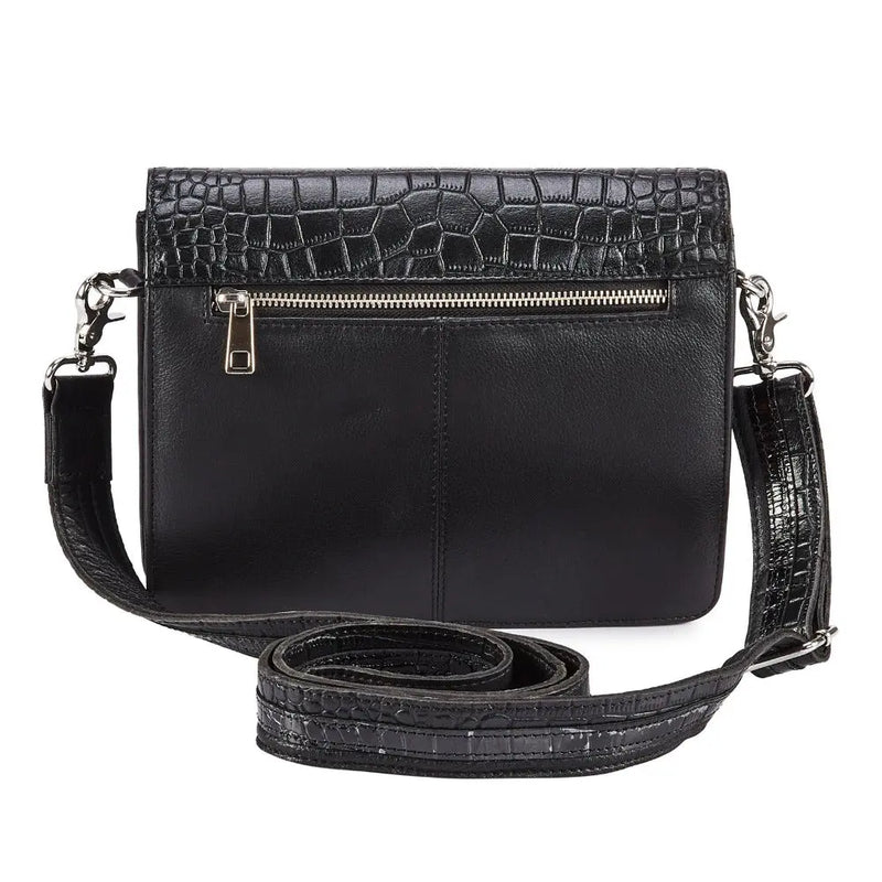 Style Juliet i sort. Fantastisk smuk crossbody skuldertaske / håndtaske / clutch Octopus Denmark