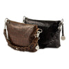Style Kosovo lædertaske i flot mørkebrun. Herlig kombineret clutch / håndtaske Octopus Denmark