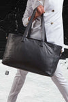 Style Lion lædertaske i smuk bronzefarve. Cool og lækker oversized hånd,- skulder,- sports,- weekendtaske i flot læder Octopus Denmark