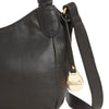 Style Lucca: Sort lædertaske. Skøn skulder- og crossbody skindtaske med flot håndflettet håndrem Octopus Denmark