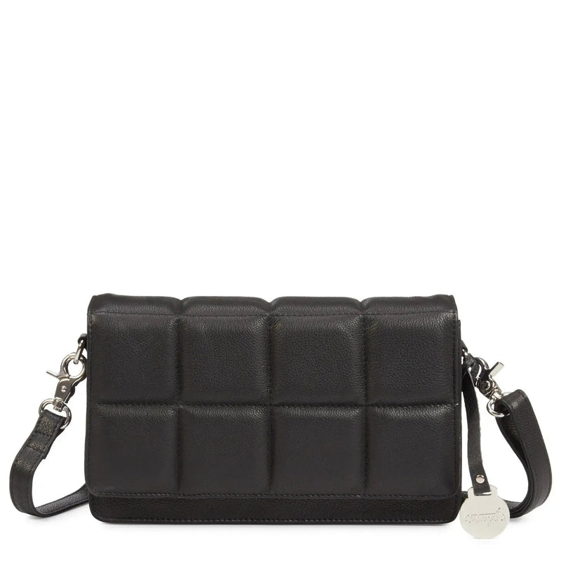 sort small crossbody Images High Quality Grahic Style Malaysia i sort. Crossbody skuldertaske i læder med flot mønster
