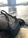 Style Mallorca i sort. Vidunderlig lædertaske til skulder & crossbody Octopus Denmark