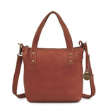 Style Monaco i cognacbrun (kun ét stk. på lager). Smuk lædertaske til hånd, skulder & crossbody Octopus Denmark