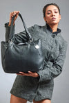 Style Morocco i sort. Eksklusiv shopper håndtaske / skuldertaske i flot læder Octopus Denmark