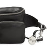 Style Nile i sort læder m. lynlåse i sølv. Suveræn skulder,- crossbody- & bumbag taske